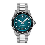 Tissot Seastar 1000 Powermatic 80 40mm T120.807.11.091.00 - bracciale e cassa acciaio - ghiera nera - quadrante azzurri con datario